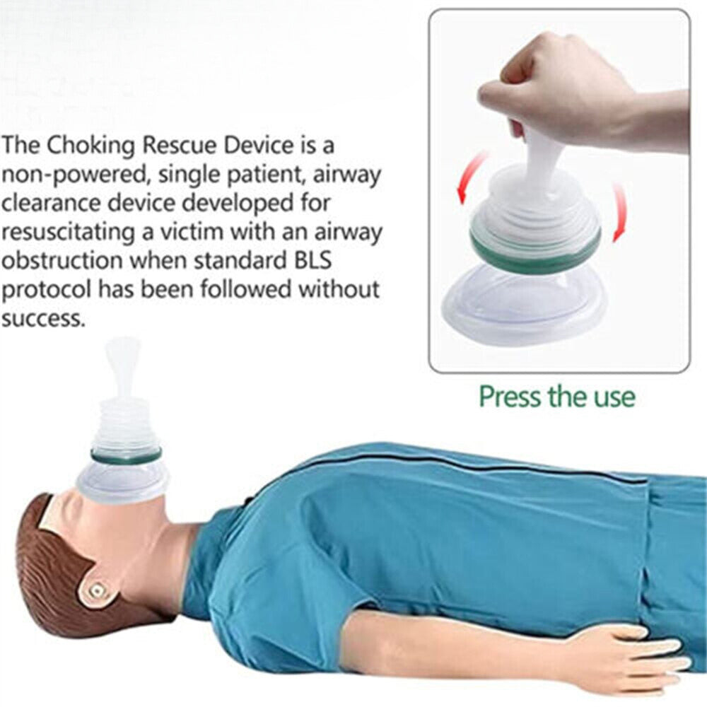 Portable Emergency CPR First Aid Choking Device