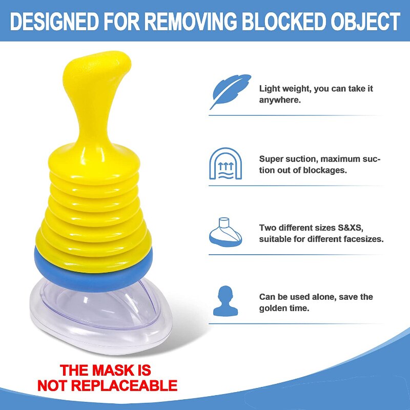 Portable Emergency CPR First Aid Choking Device